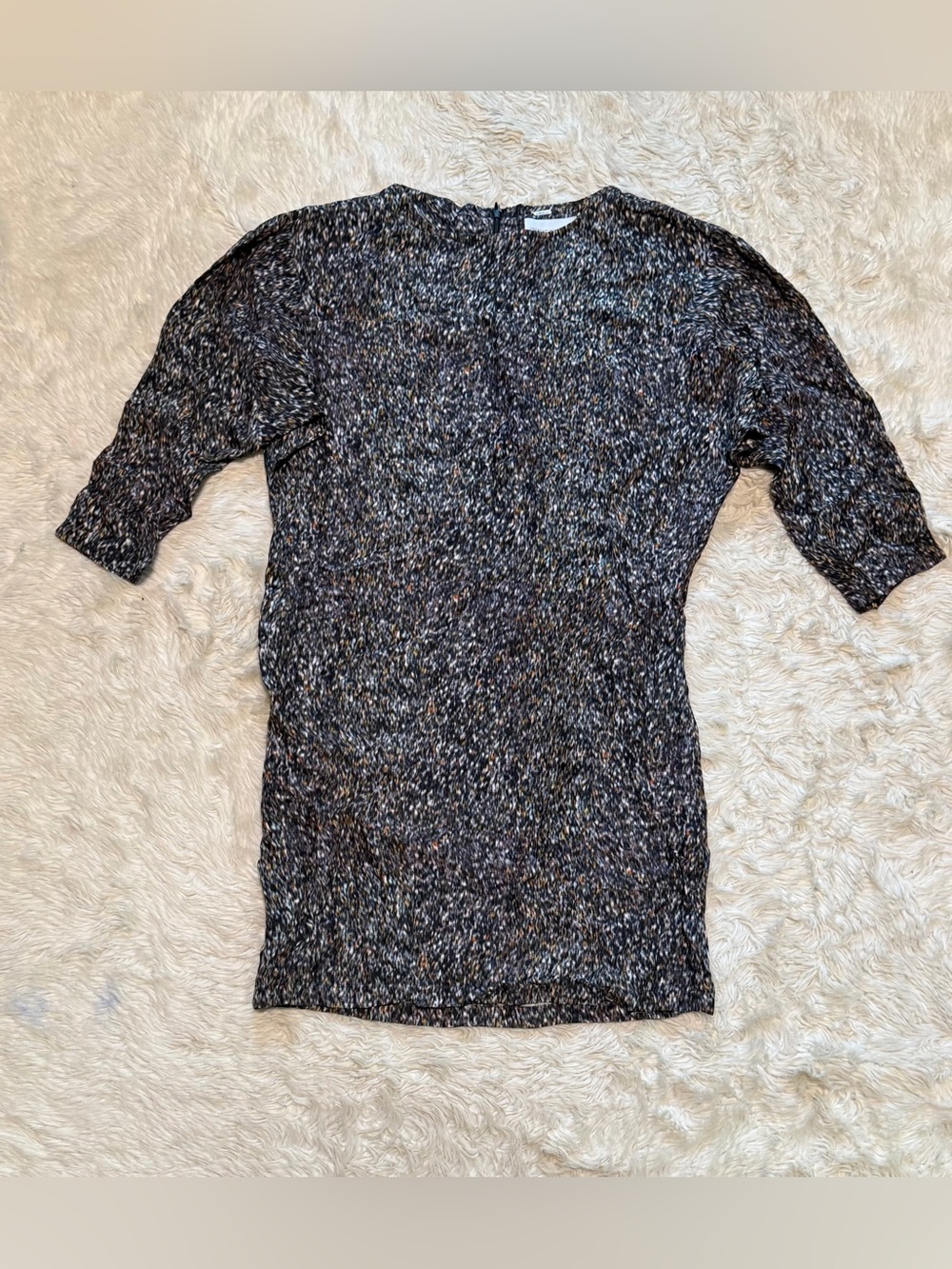 Christian Wijnants Antwerp Silk Blend Abstract Print Shift Dress - Size US 4